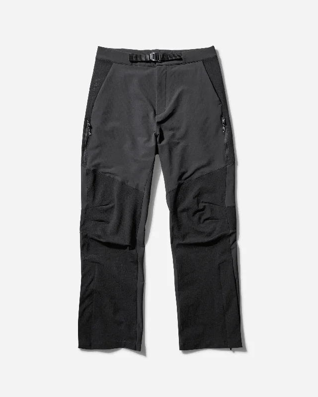 Soft stretch pants for all-day wear ease -Men's Technical Reinforced Trousers Anthracite