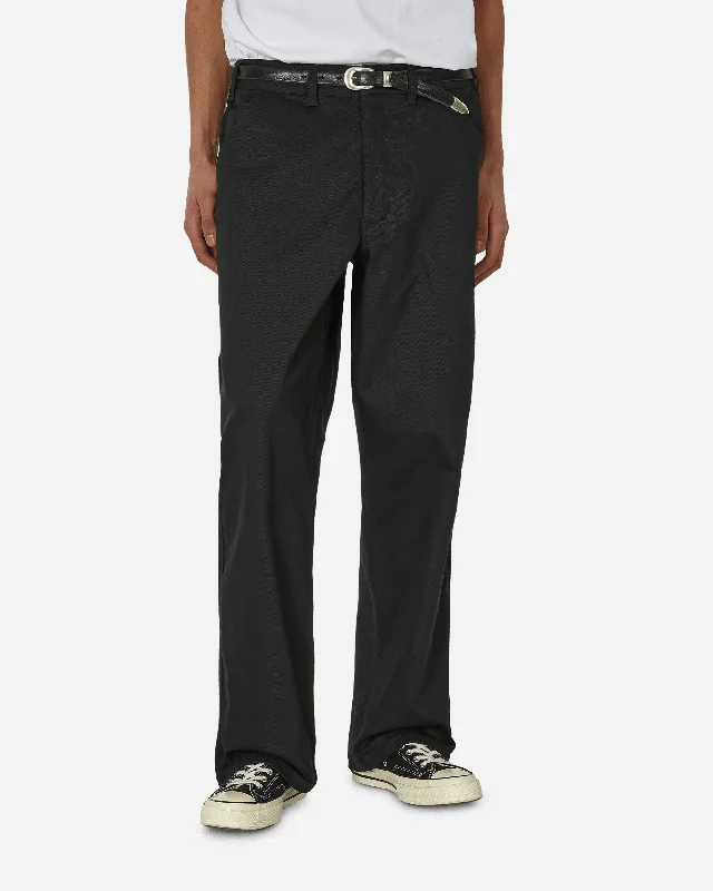 Eco-friendly hemp pants for sustainable clothing choices -Carpenter Pants Black