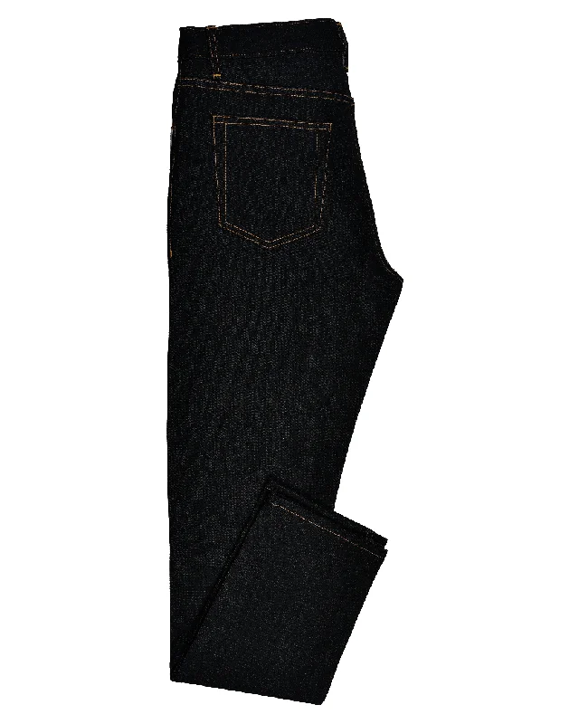 Tapered ankle pants for sleek modern silhouettes -Raw Indigo Jeans