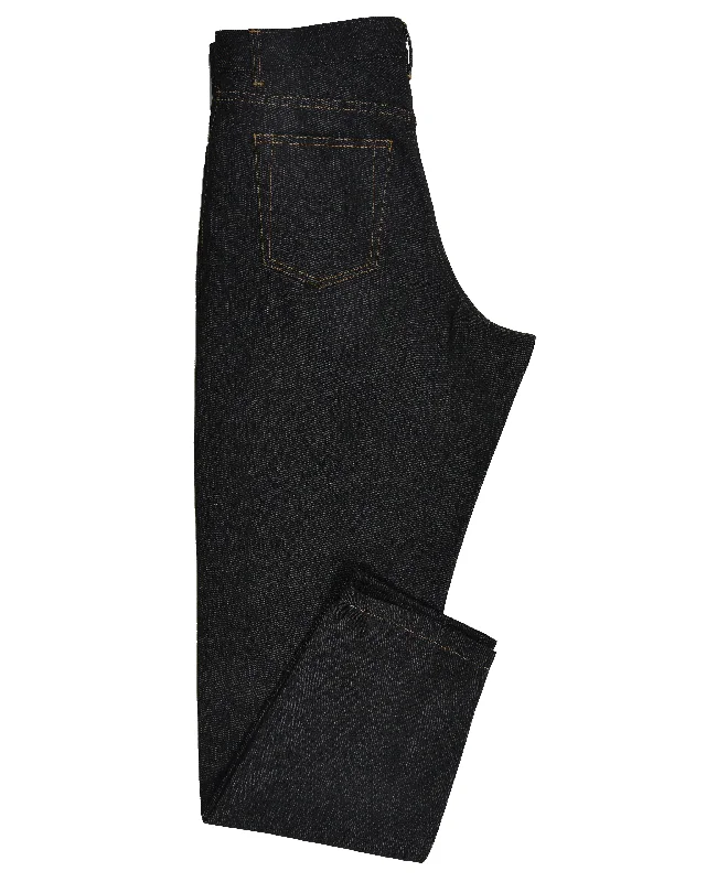 Rugged outdoor pants for mountain climbing strength -Luxire selvedge - Midnight Grey Jeans