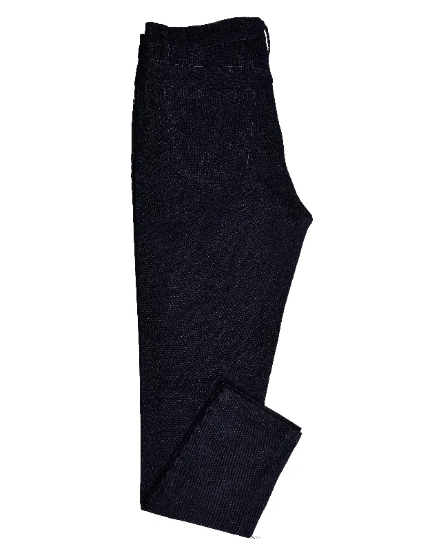 Elegant satin pants for formal dinner attire -Indigo 4-Way Stretchable Jeans