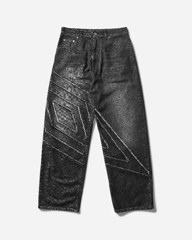 Vintage high-waisted pants for nostalgic wardrobe charm -Men's 1993 Jeans Washed Black