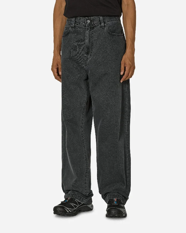 Bold plaid pants for eye-catching style choices -Landon Pants Black (Stone Washed)