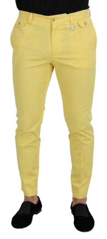 Weatherproof hiking pants for all-season trail use -Dolce & Gabbana Sun-Kissed  Cotton Men's Trousers