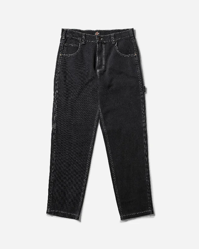 Stretch corduroy pants for cozy fall fashion -Men's Garyville Denim Pants Black Wash