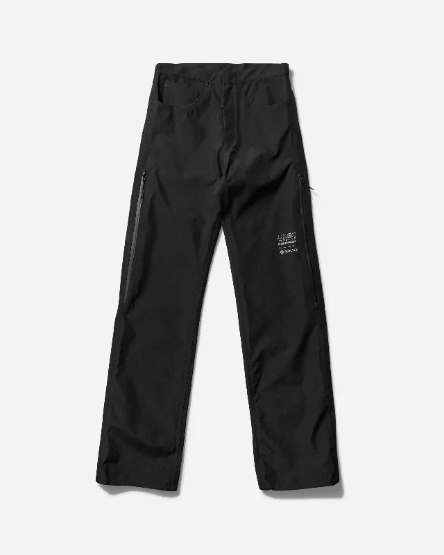 Rugged ripstop pants for extreme adventure durability -Men's Salomon GORE-TEX Trousers Black