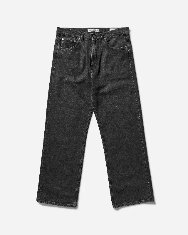 Breathable linen pants for hot summer days -Men's Third Cut Jeans Supergrey Wash