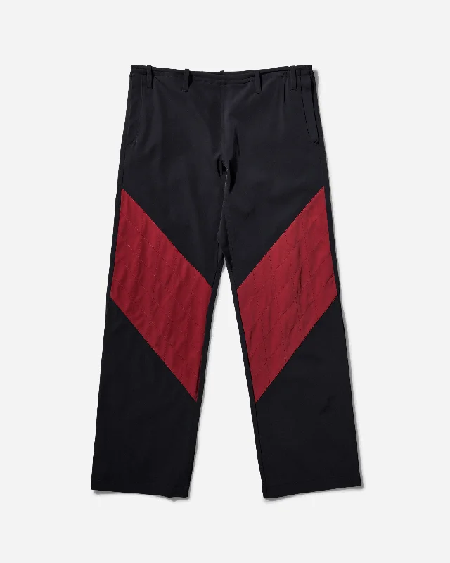 Lightweight linen pants for beach vacation style -Men's Novalis Liatrisory Pants Anthracite / Red