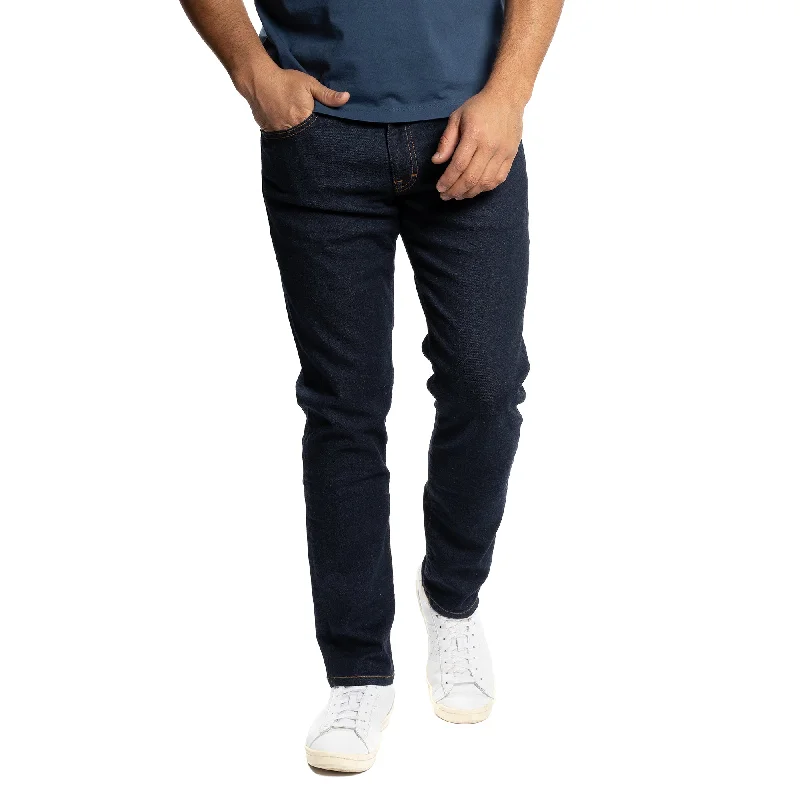 Classic wool pants for cold weather elegance -Johnny Stretch Jeans Slim Fit - Indigo  Rinse