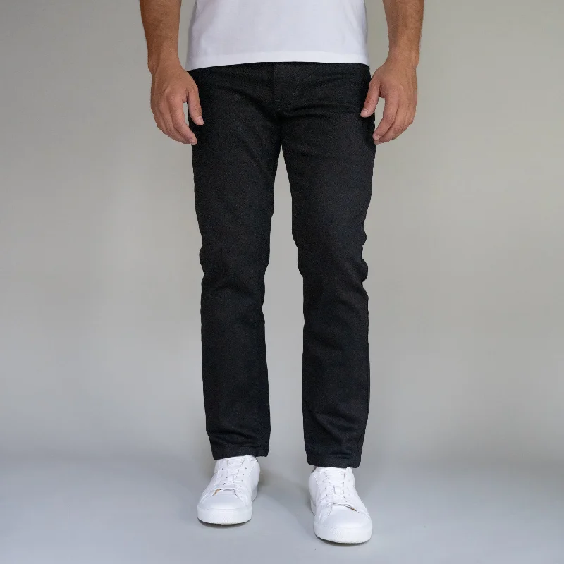 Affordable denim pants for everyday rugged use -Premium Italian Denim Skinny Fit - Black