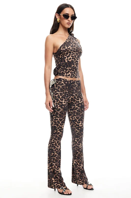 Stretchy leggings pants for casual active days -LIONESS Opulence Pant Leopard