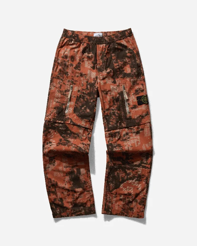 Stretch denim pants for curvy figure flattery -Men's Camouflage Cotton Canvas Cargo Trousers Orange