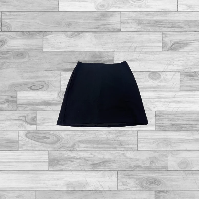 Durable denim skirts for rugged daily wear -Black Skirt Midi Joie, Size 8