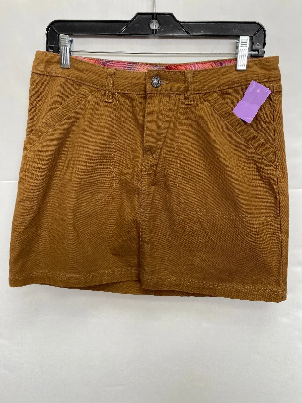 Casual skirts with relaxed fit comfort -Brown Skirt Mini & Short Patagonia, Size 6