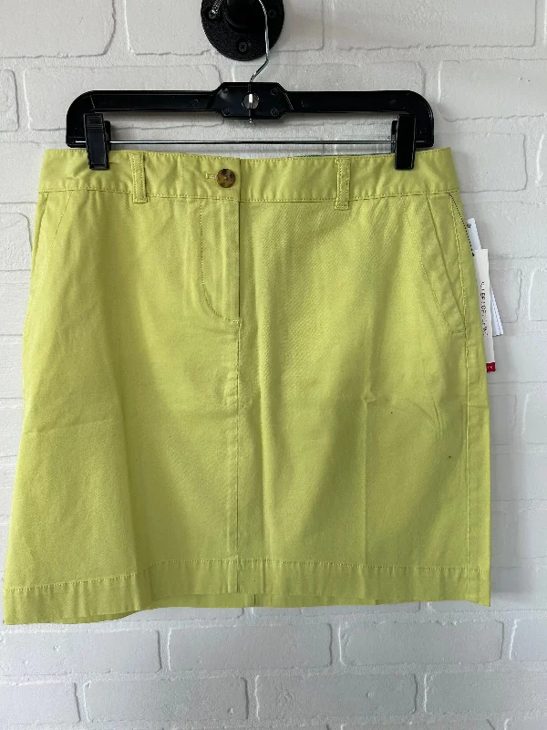 Casual skirts for relaxed weekend lounging -Yellow Skirt Mini & Short Talbots, Size 10petite