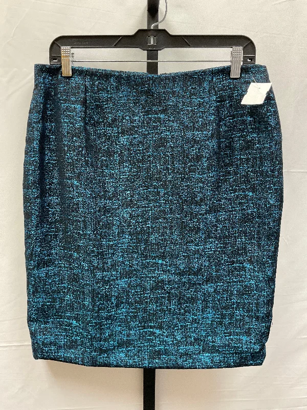 Wrap maxi skirts for versatile styling options -Black & Blue Skirt Midi Limited, Size 8