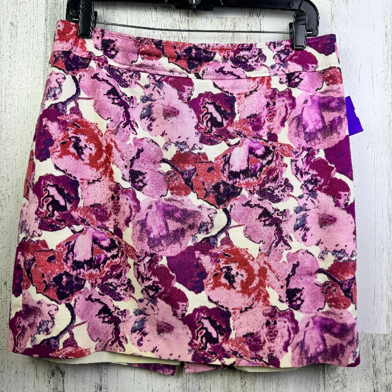 Durable skirts for long-lasting wardrobe staples -Purple Skirt Mini & Short Loft, Size 8