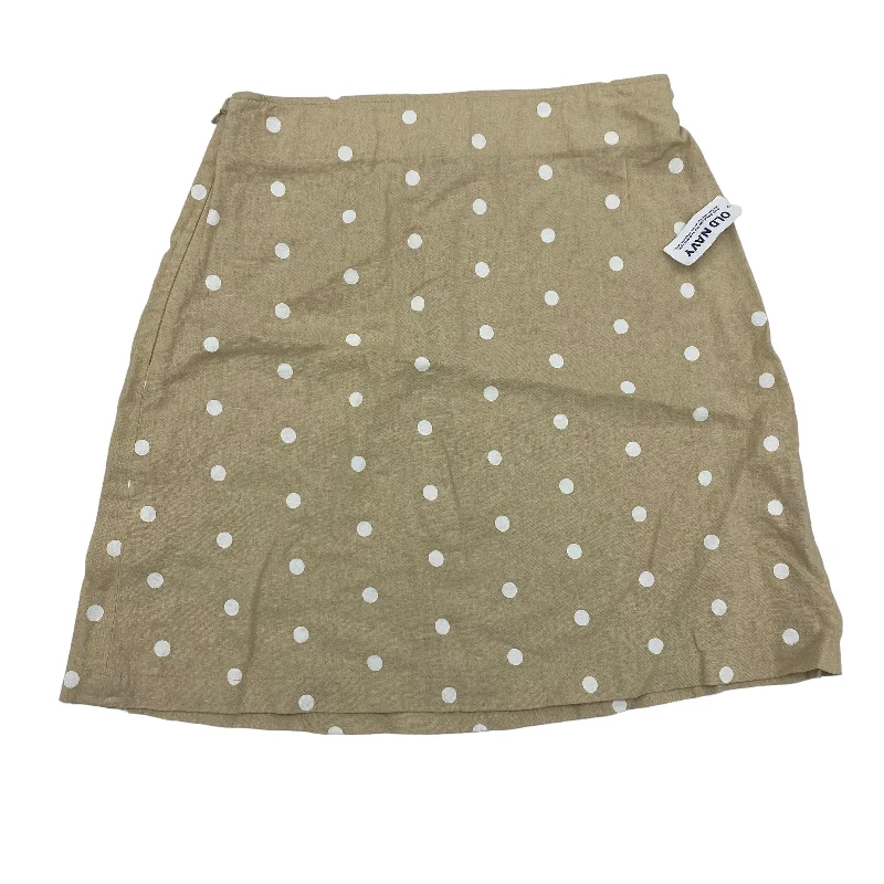 Patterned midi skirts for eye-catching style -Tan Skirt Mini & Short Old Navy, Size S