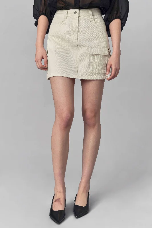 Stretchy skirts for all-day wear comfort -Colin Cargo Denim Mini Skirt