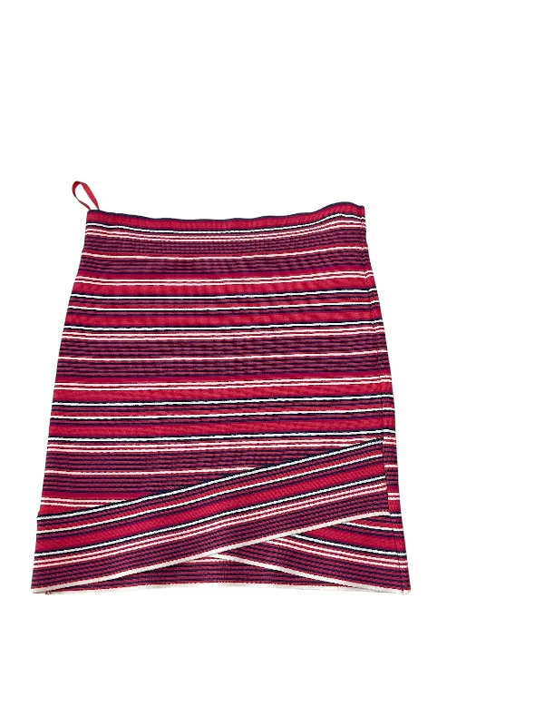 Affordable skirts with trendy slit details -Striped Pattern Skirt Mini & Short Bcbgmaxazria, Size S