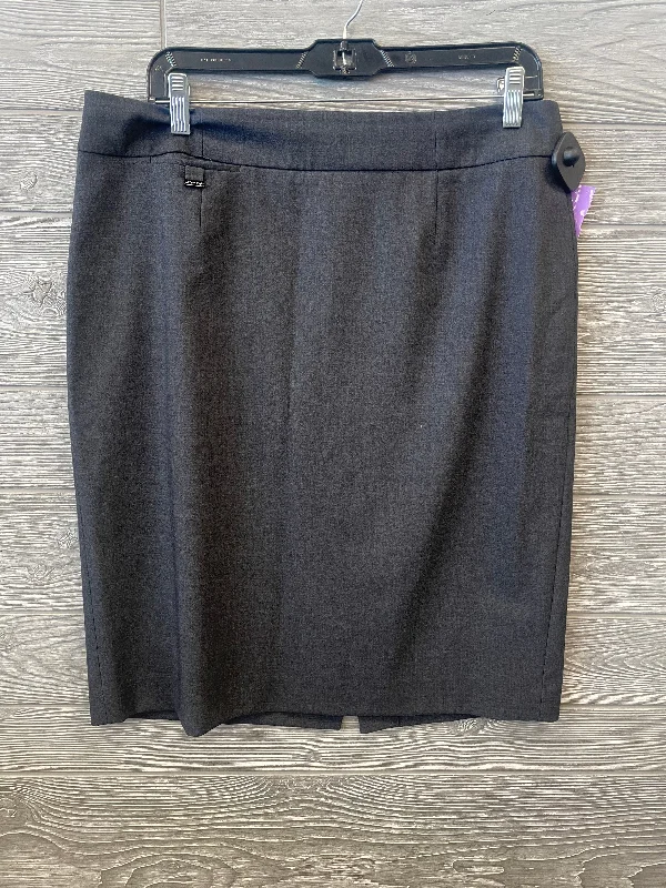 Patterned skirts with unique abstract art -Grey Skirt Midi Calvin Klein, Size L