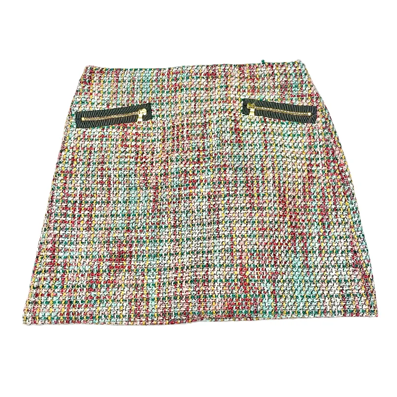 Wrap maxi skirts for versatile styling options -Multi-colored Skirt Mini & Short By Loft, Size: 10p