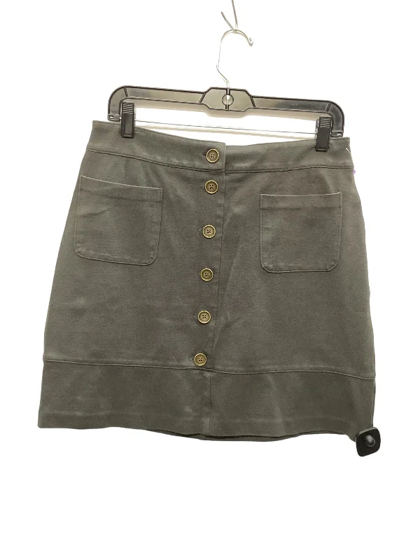 Bold leather skirts for daring fashion statements -Green Skirt Mini & Short Maison Jules, Size L