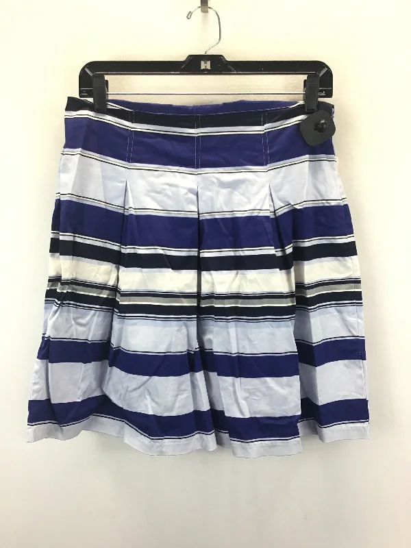 High-waisted skirts with button front detail -Blue Skirt Mini & Short New York And Co, Size 4