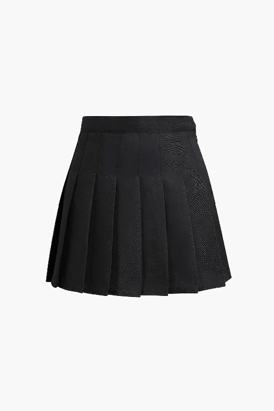 Casual skirts for effortless everyday wear -Pleated Mini Skirt