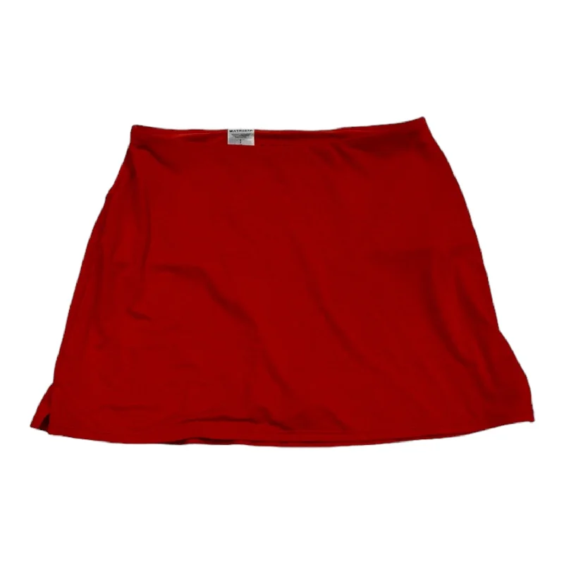 Affordable skirts for simple daily outfits -Orange Skirt Mini & Short Athleta, Size S