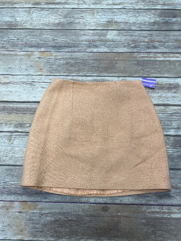 Wrap skirts for easy adjustable fit -Orange Skirt Mini & Short Mng, Size M