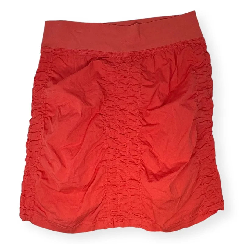 Stretchy skirts for all-day wear comfort -Orange Skirt Mini & Short Xcvi, Size M