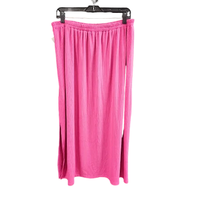 Pleated midi skirts for timeless grace -Pink Skirt Maxi Eloquii, Size L