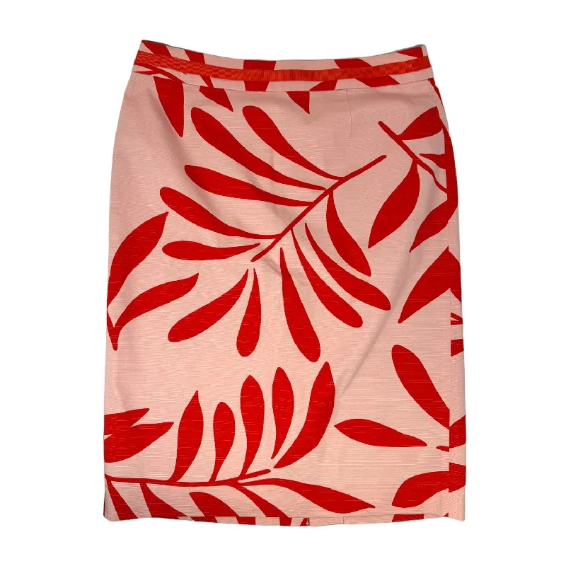 Affordable denim skirts for everyday cool -Mid-Rise Knee-Length Printed Pencil Skirt Boden, Size 6