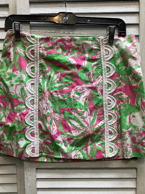 Durable denim skirts for rugged daily wear -Multi-colored Skirt Mini & Short Lilly Pulitzer, Size 0