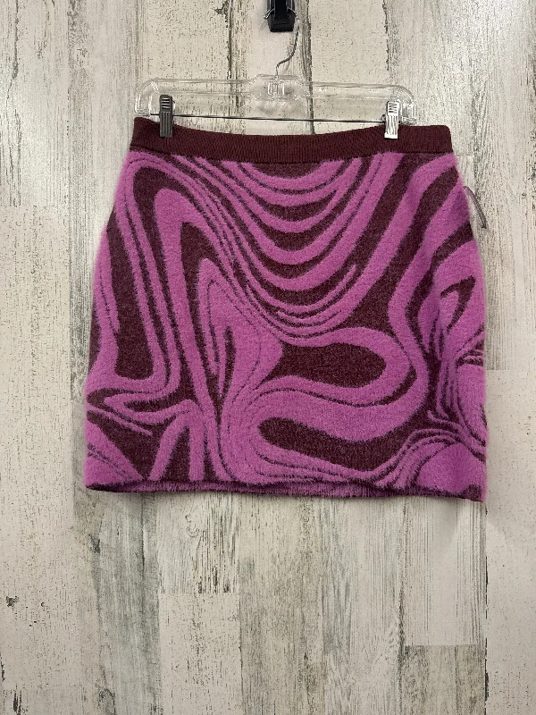 Lightweight skirts for warm weather comfort -Purple Skirt Mini & Short Anthropologie, Size L