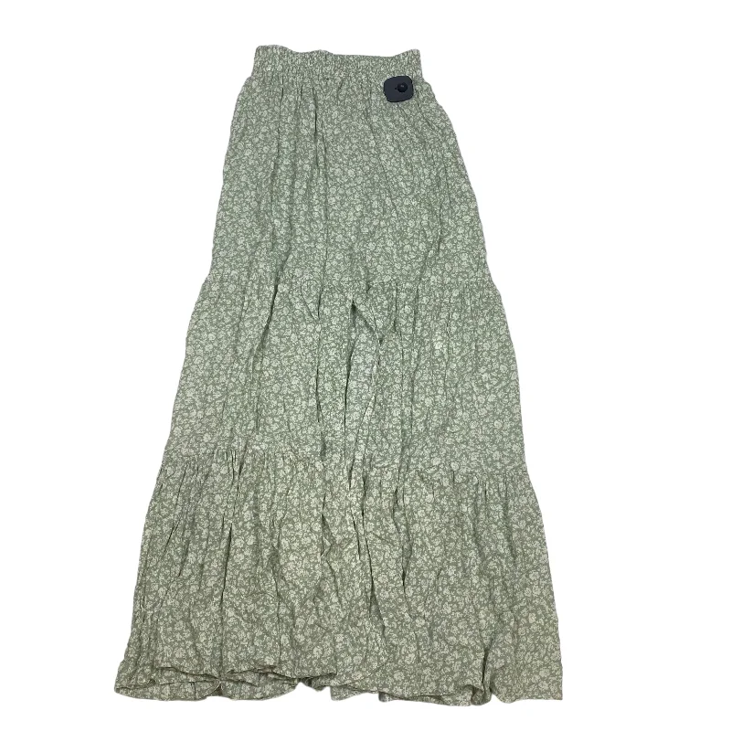 Durable skirts for long-lasting wardrobe staples -Green Skirt Maxi Altard State, Size M